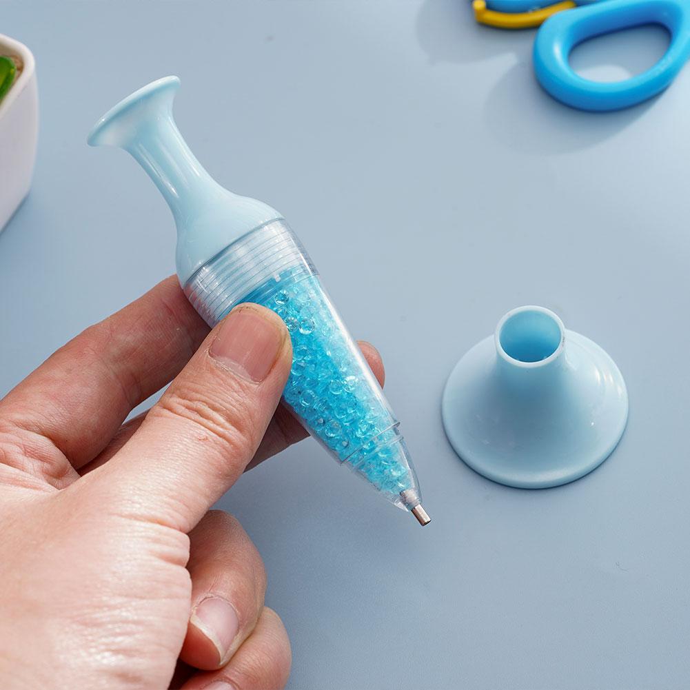 Embroidery Needle Pen - ปากกาเจาะรูรูปแจกัน ปากกาสำหรับงานฝีมือ เครื่องมือปักครอสติชอเนกประสงค์ ปากกาเพชรสำหรับงานศิลปะเพชร เครื่องมือปักเพชร อุปกรณ์เสริม