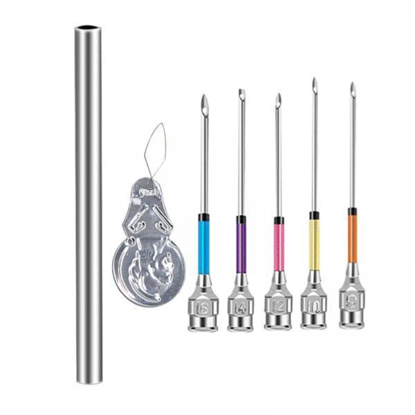 Embroidery Kit Set - ชุดอุปกรณ์ปักผ้าด้วยเข็มเจาะพร้อมชุดเครื่องมือทอผ้าพลาสติกหลากสีสำหรับงานเย็บปักถักร้อยที่บ้าน