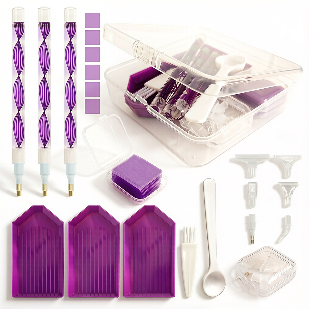 ชุดอุปกรณ์วาดภาพเพชร DIY กล่อง - Embroidery Kit Set บทวิจารณ์และราคา