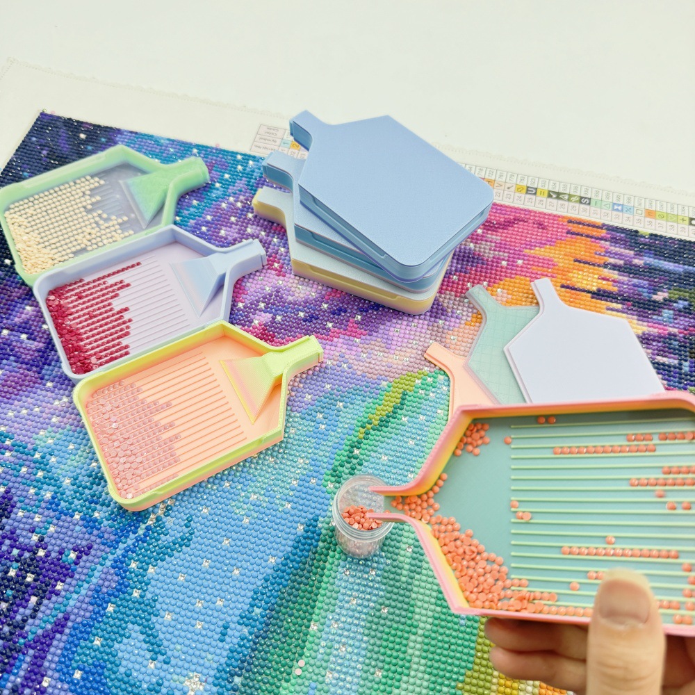 กล่องเก็บถาดเพชรขนาดใหญ่แบบใหม - Embroidery Kit Starter บทวิจารณ์และราคา