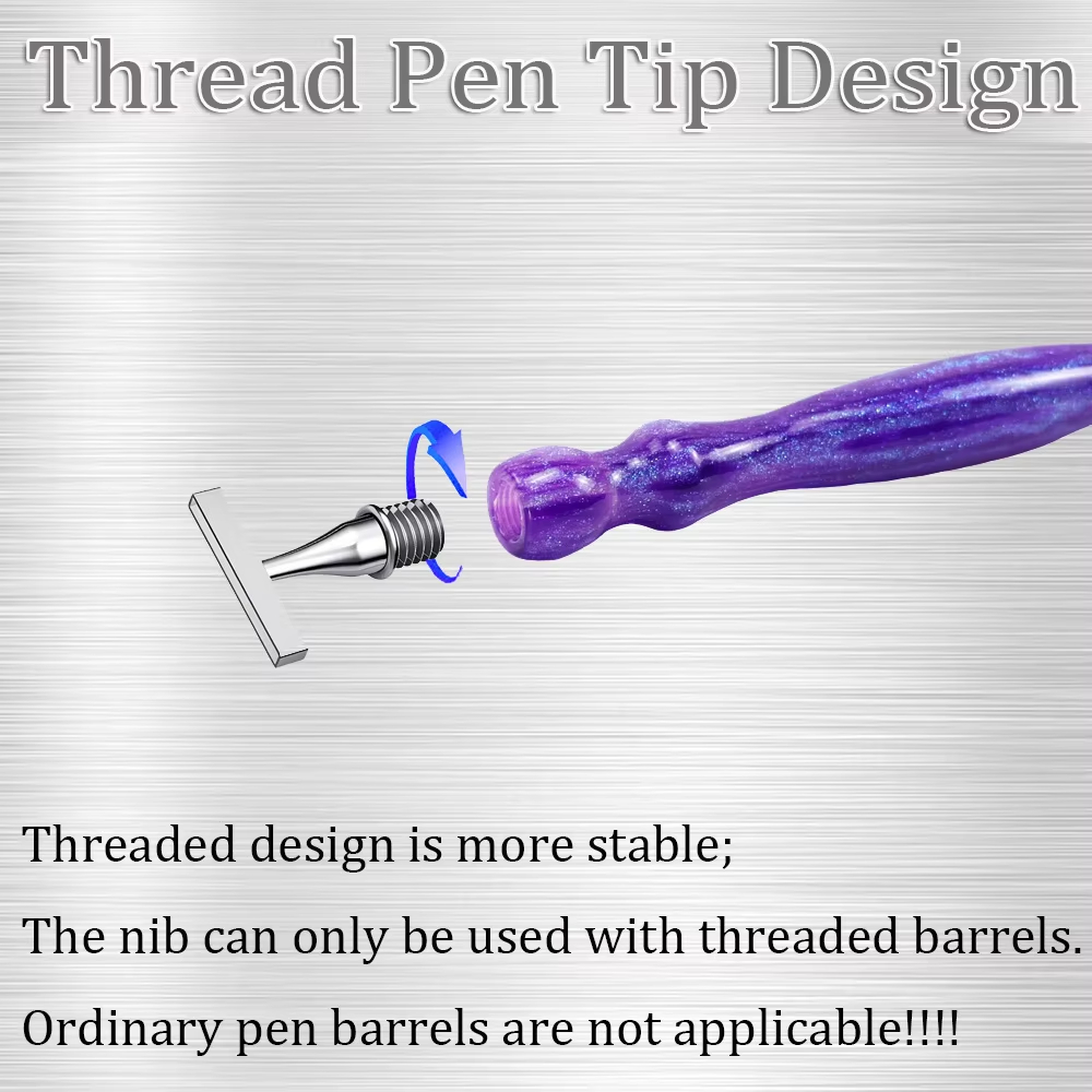 ชุดปากกาสำหรับงานเพ้นท์เพชรแบบ - Embroidery Needle Pen บทวิจารณ์และราคา