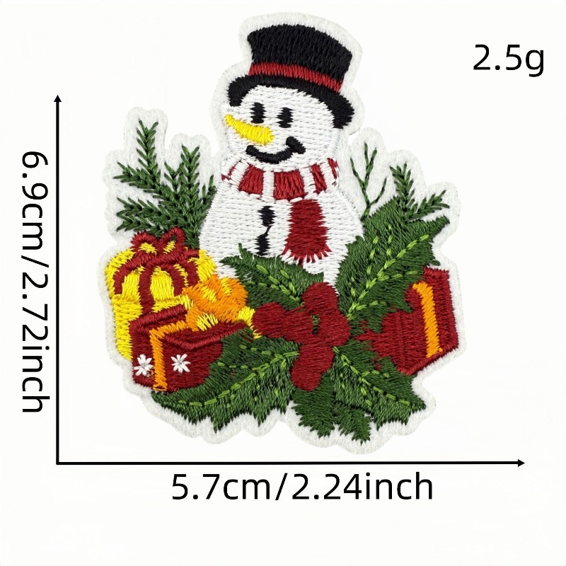 แผ่นปะลายปักลายกวางเรนเดียร์แล - Embroidery Xmas บทวิจารณ์และราคา