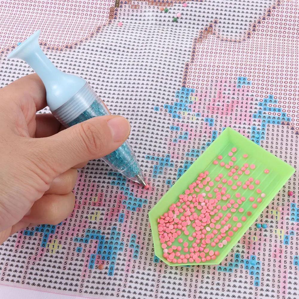 ปากกาเจาะรูรูปแจกัน ปากกาสำหรั - Embroidery Needle Pen บทวิจารณ์และราคา