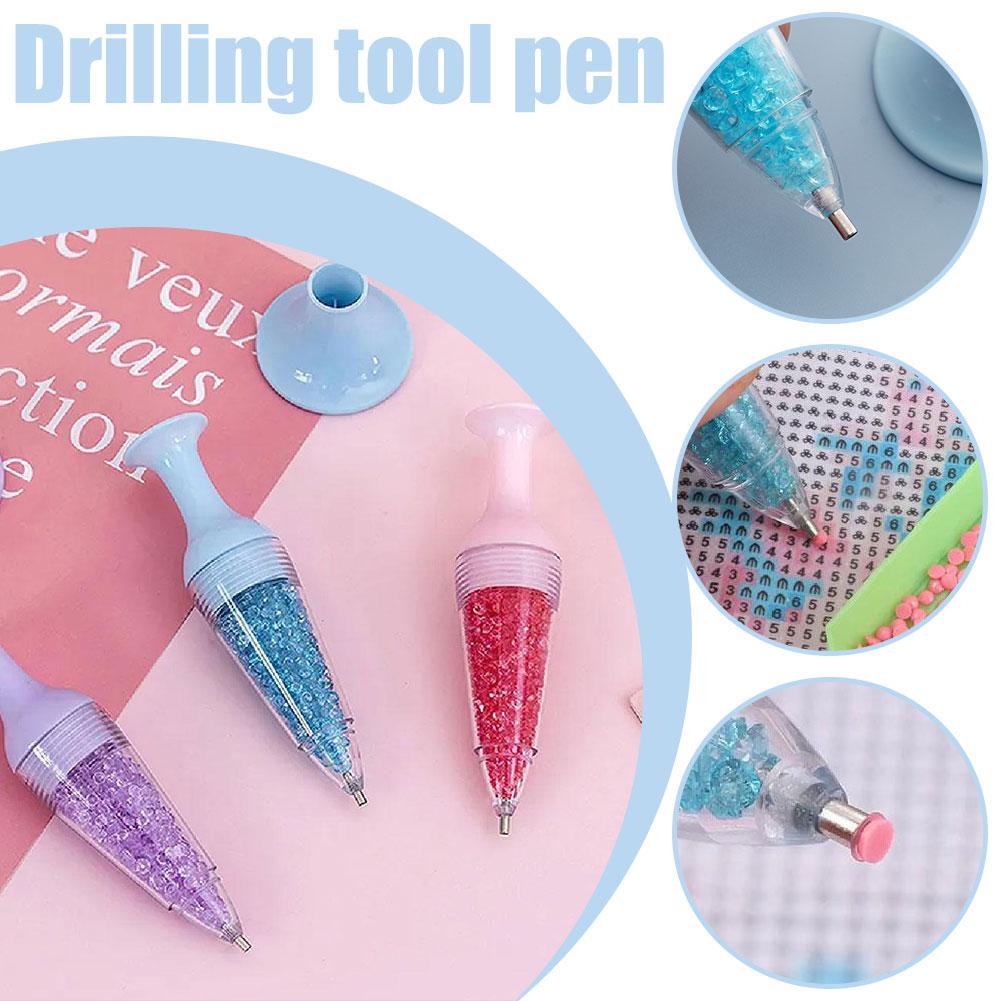 ปากกาเจาะรูรูปแจกัน ปากกาสำหรั - Embroidery Needle Pen บทวิจารณ์และราคา