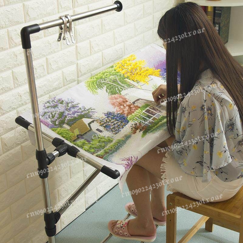 ขาตั้งกรอบปักครอสติชแบบปรับได้ - Embroidery Frame บทวิจารณ์และราคา