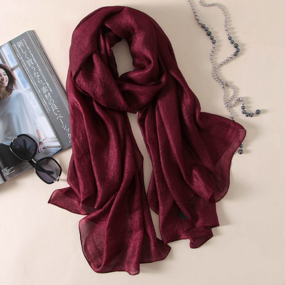 ผ้าพันคอผ้าลินินสำหรับผู้หญิงผ - Linen Fabric Natural บทวิจารณ์และราคา