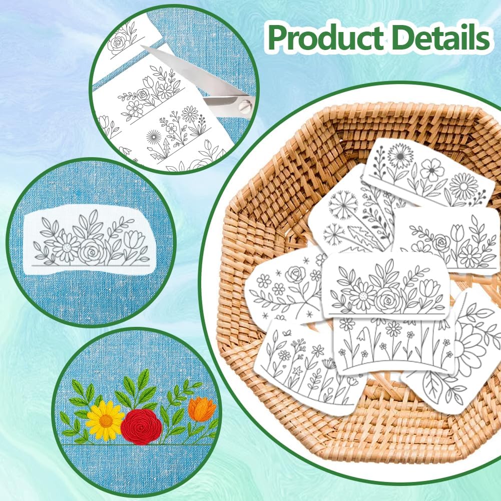 กระดาษรองปักลายดอกไม้แบบละลายน - Water Soluble Stabilizer บทวิจารณ์และราคา
