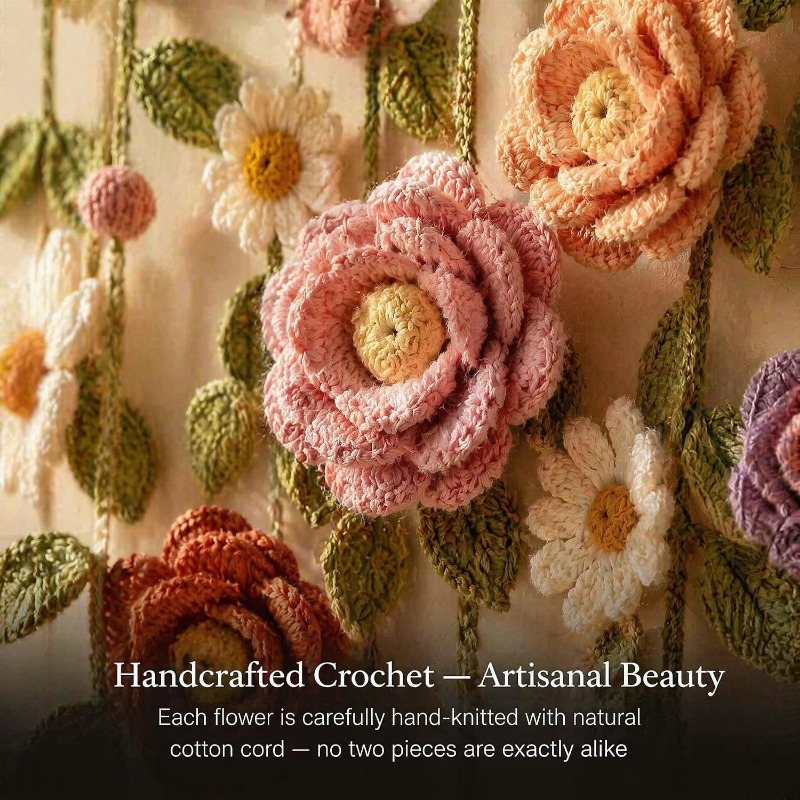 ของตกแต่งแขวนผนังสไตล์โบโฮทำมื - Linen Fabric Natural บทวิจารณ์และราคา