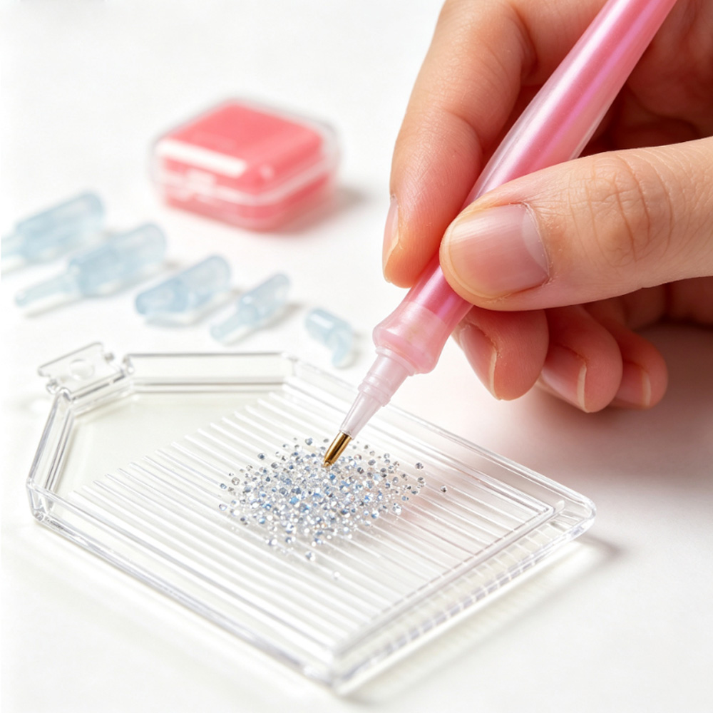 ชุดอุปกรณ์เพ้นท์เพชร ถาดใส่ปาก - Embroidery Needle Pen บทวิจารณ์และราคา