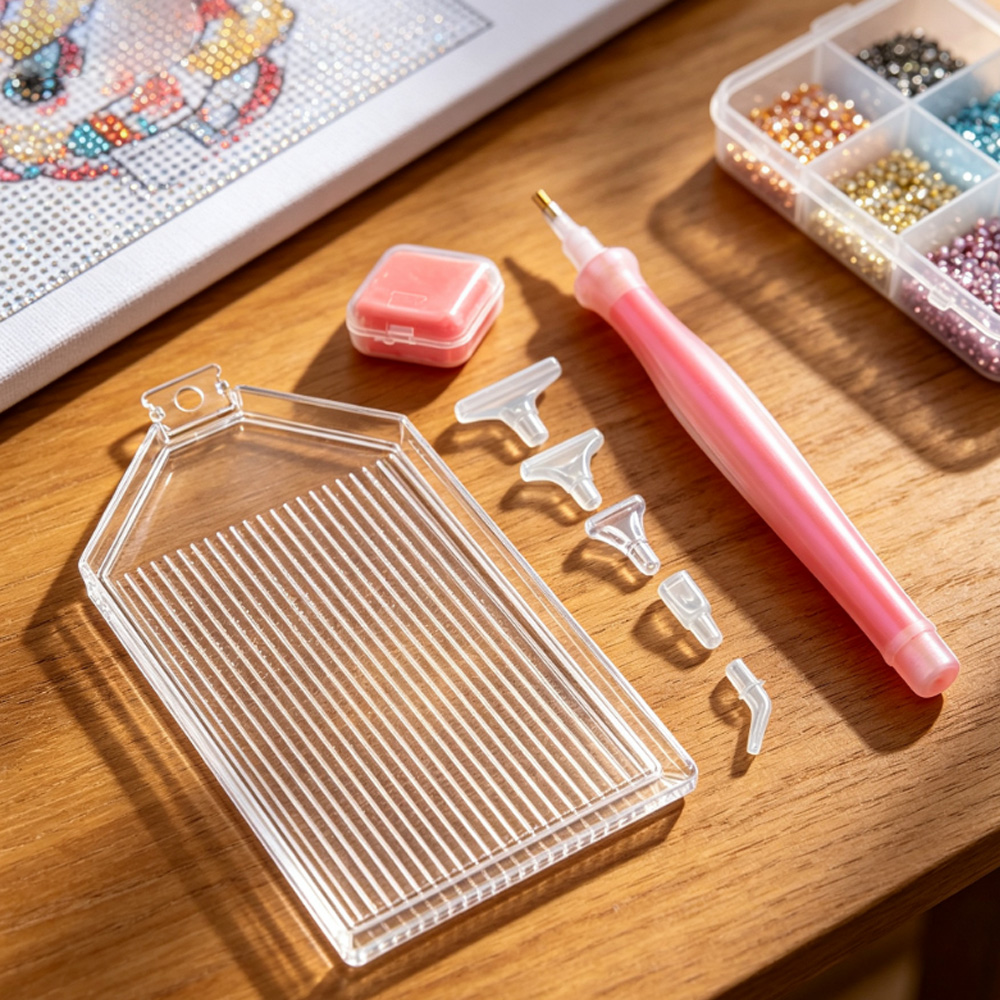 ชุดอุปกรณ์เพ้นท์เพชร ถาดใส่ปาก - Embroidery Needle Pen บทวิจารณ์และราคา