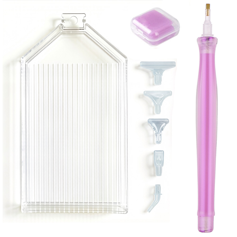 ชุดอุปกรณ์เพ้นท์เพชร ถาดใส่ปาก - Embroidery Needle Pen บทวิจารณ์และราคา
