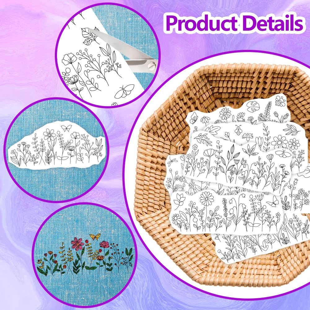 แผ่นกันซึมสำหรับงานปักลายดอกไม - Water Soluble Stabilizer บทวิจารณ์และราคา