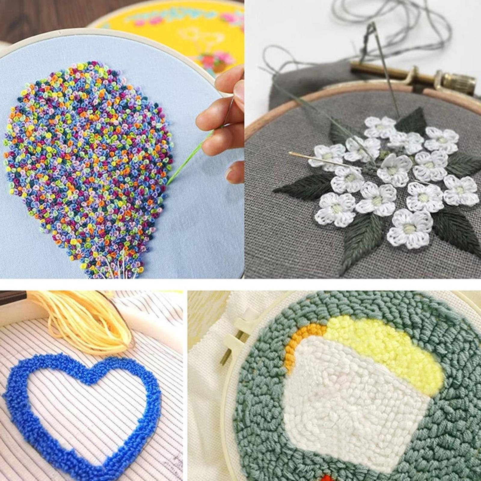 ชุดอุปกรณ์ปักผ้าด้วยเข็มเจาะพร - Embroidery Kit Set บทวิจารณ์และราคา