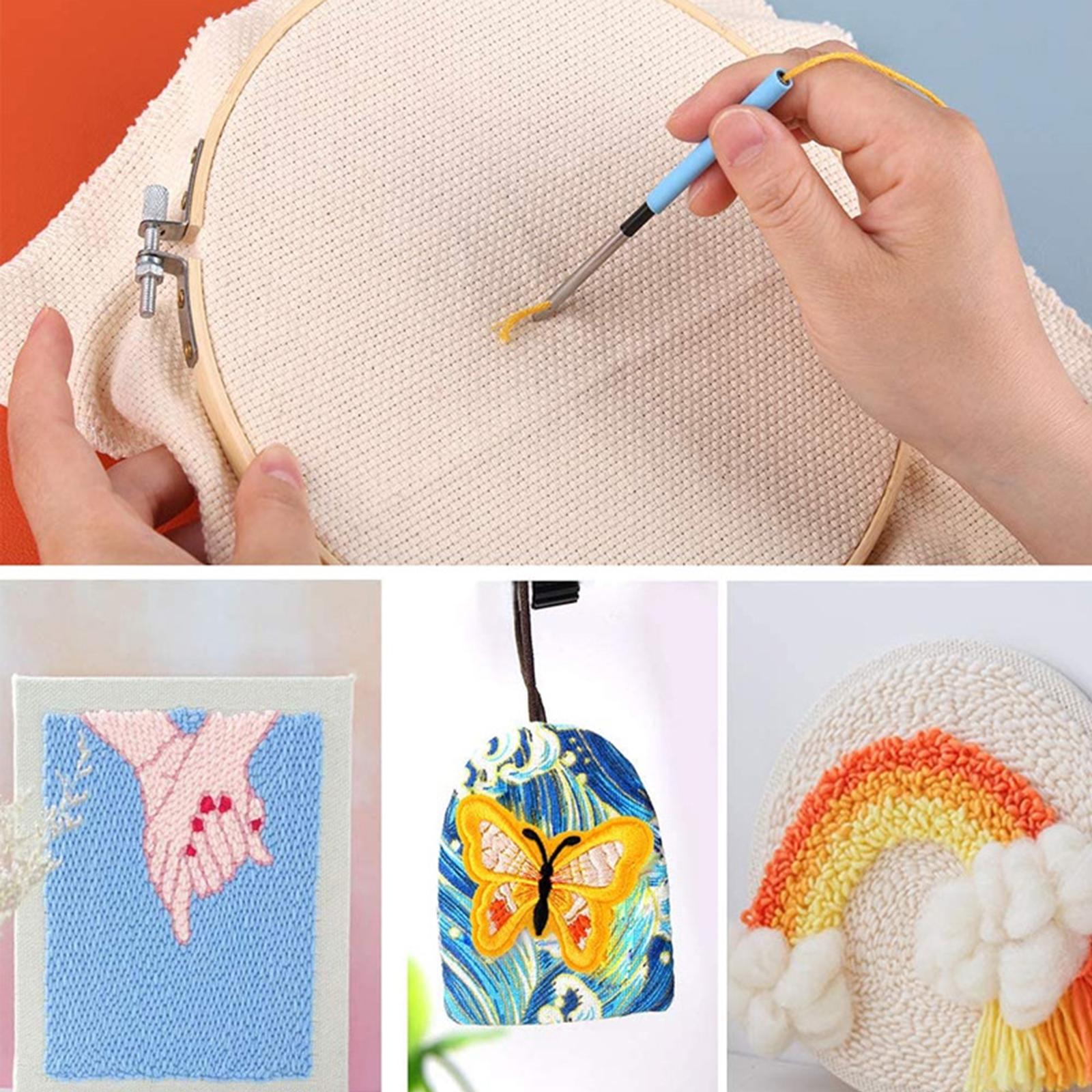 ชุดอุปกรณ์ปักผ้าด้วยเข็มเจาะพร - Embroidery Kit Set บทวิจารณ์และราคา