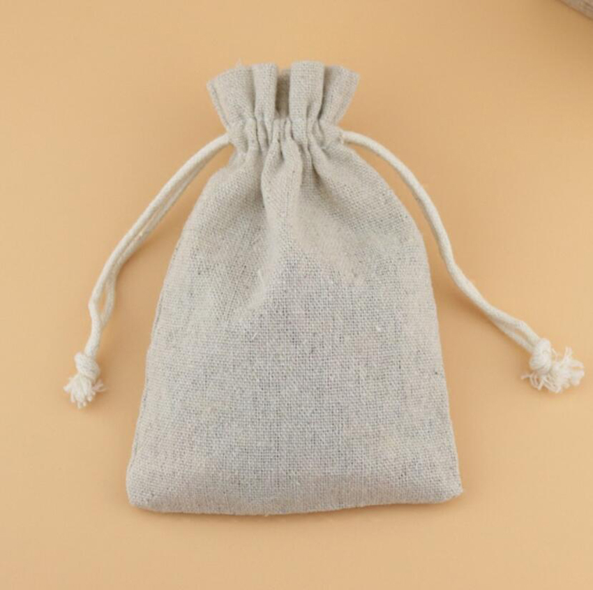 50PCS ผ้าลินินกระเป๋าสตางค์กระ - Linen Fabric Natural บทวิจารณ์และราคา