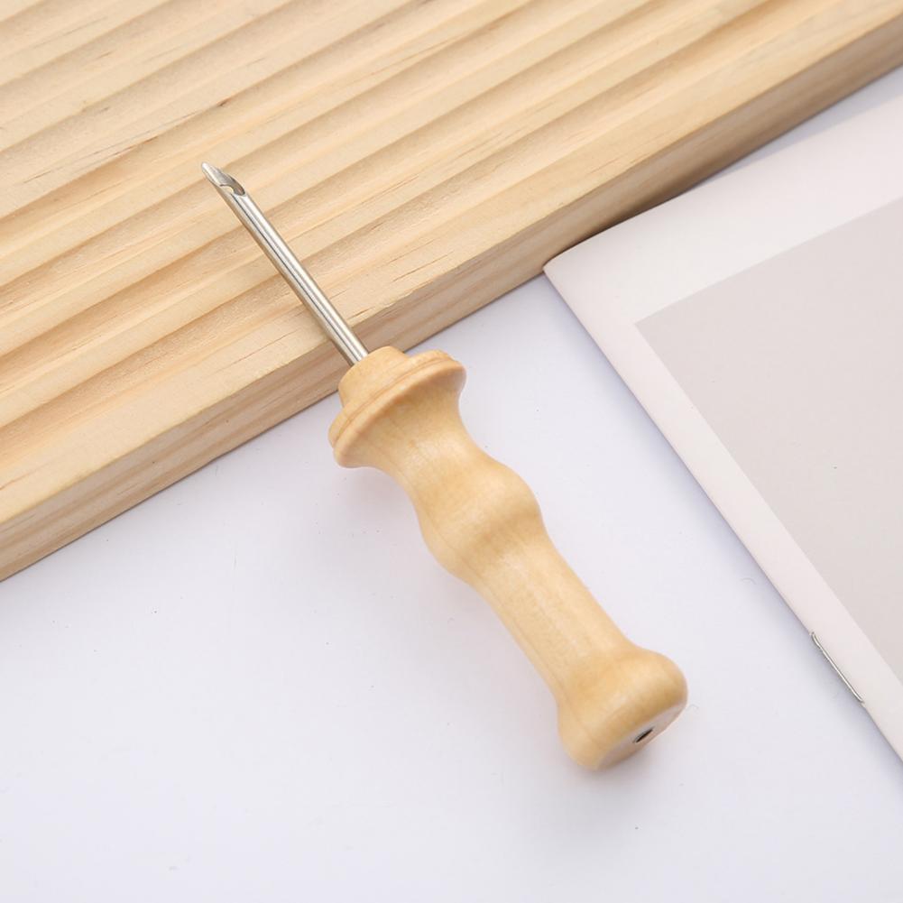 เย็บปักถักร้อยเข็มไม้ Handle เ - Embroidery Needle Pen บทวิจารณ์และราคา