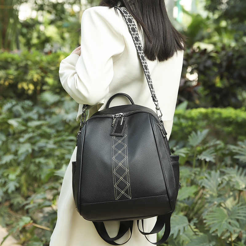 กระเป๋าเป้สะพายหลังนักเรียนหนั - Embroidery Frame บทวิจารณ์และราคา