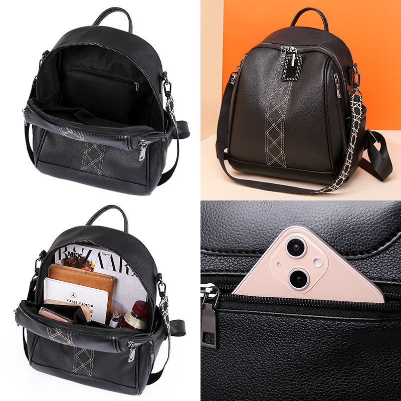 กระเป๋าเป้สะพายหลังนักเรียนหนั - Embroidery Frame บทวิจารณ์และราคา