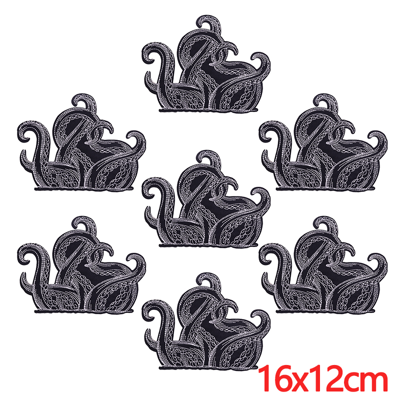 แพทช์ปักลายฉลาม 10 ชิ้น/ชุด สไ - Embroidery Design 3D บทวิจารณ์และราคา