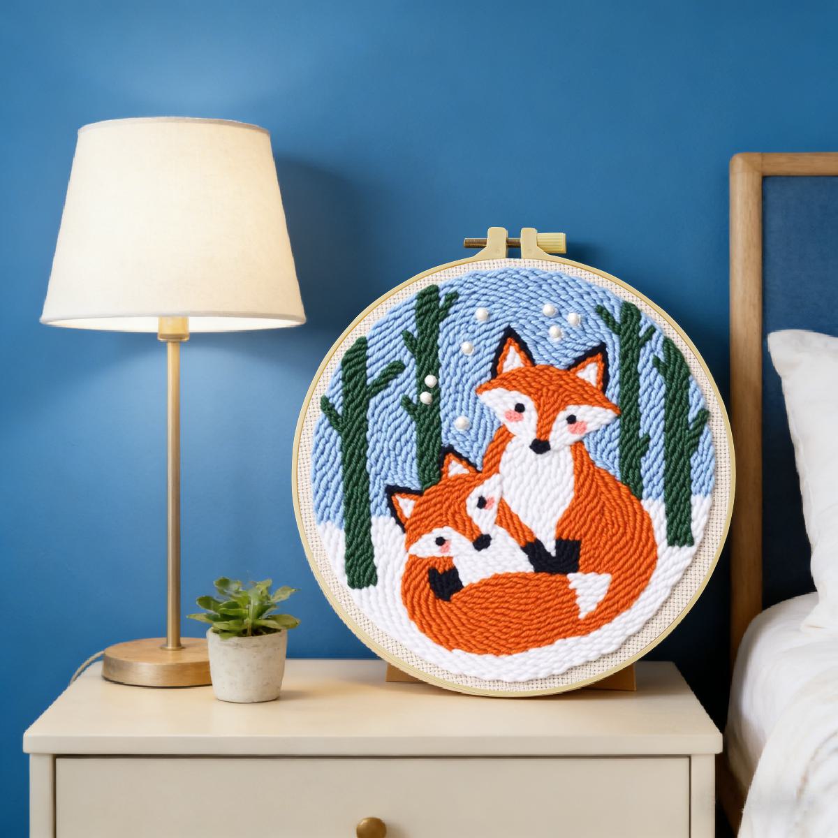 ชุดปักลายสัตว์ ขนาด 20x20 ซม./ - Printed Embroidery Kit บทวิจารณ์และราคา