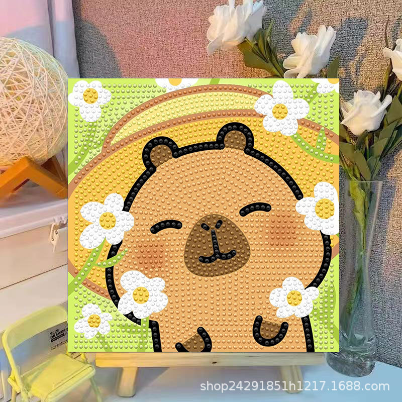 ภาพวาดตกแต่งคริสตัลเพชรลายการ์ - Embroidery Frame บทวิจารณ์และราคา