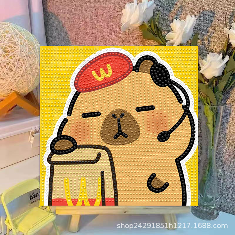 ภาพวาดตกแต่งคริสตัลเพชรลายการ์ - Embroidery Frame บทวิจารณ์และราคา