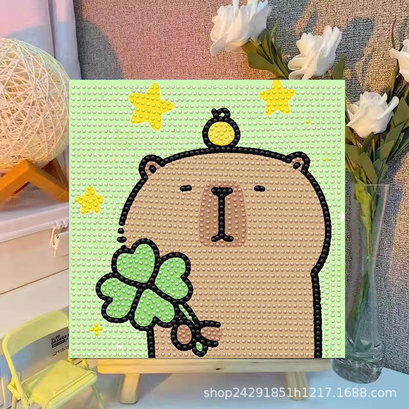 ภาพวาดตกแต่งคริสตัลเพชรลายการ์ - Embroidery Frame บทวิจารณ์และราคา