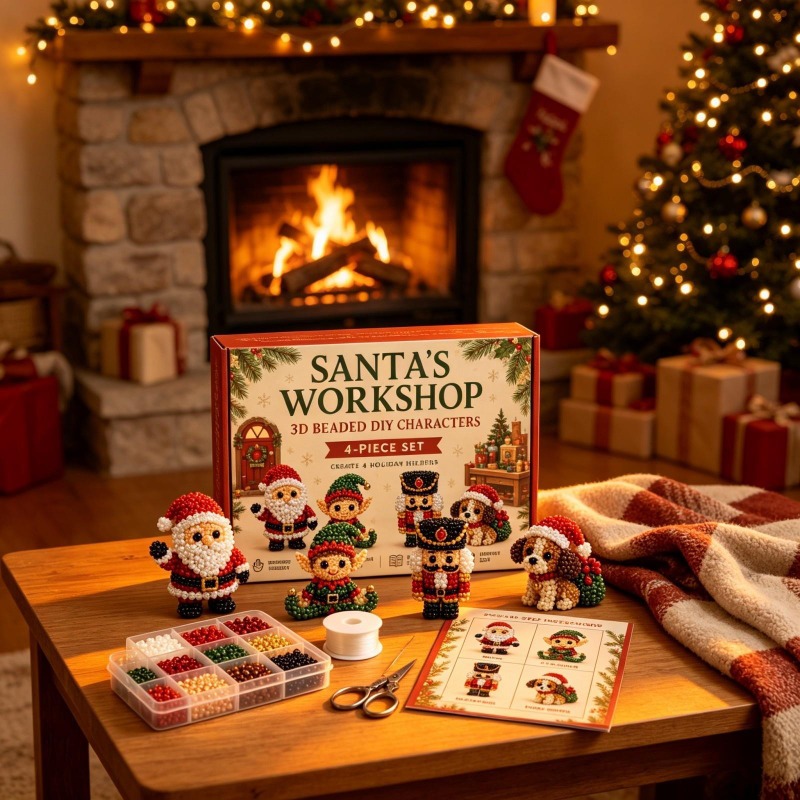 ชุดงานศิลปะเพชร 3D ลายลูกแมวคร - Embroidery Xmas บทวิจารณ์และราคา
