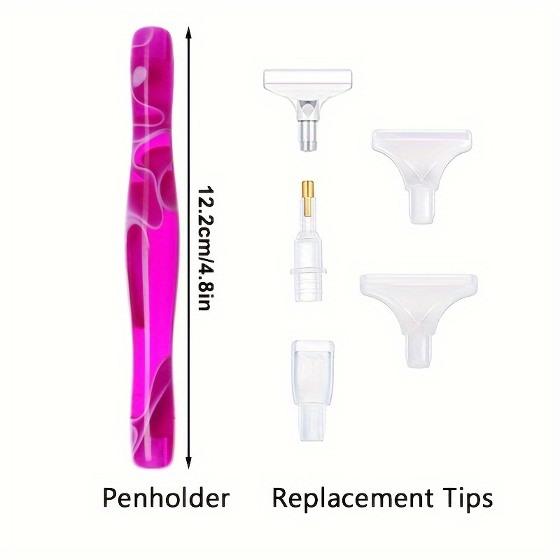 ปากกาเพชรเรซิ่นสีสันสดใส พร้อม - Embroidery Needle Pen บทวิจารณ์และราคา