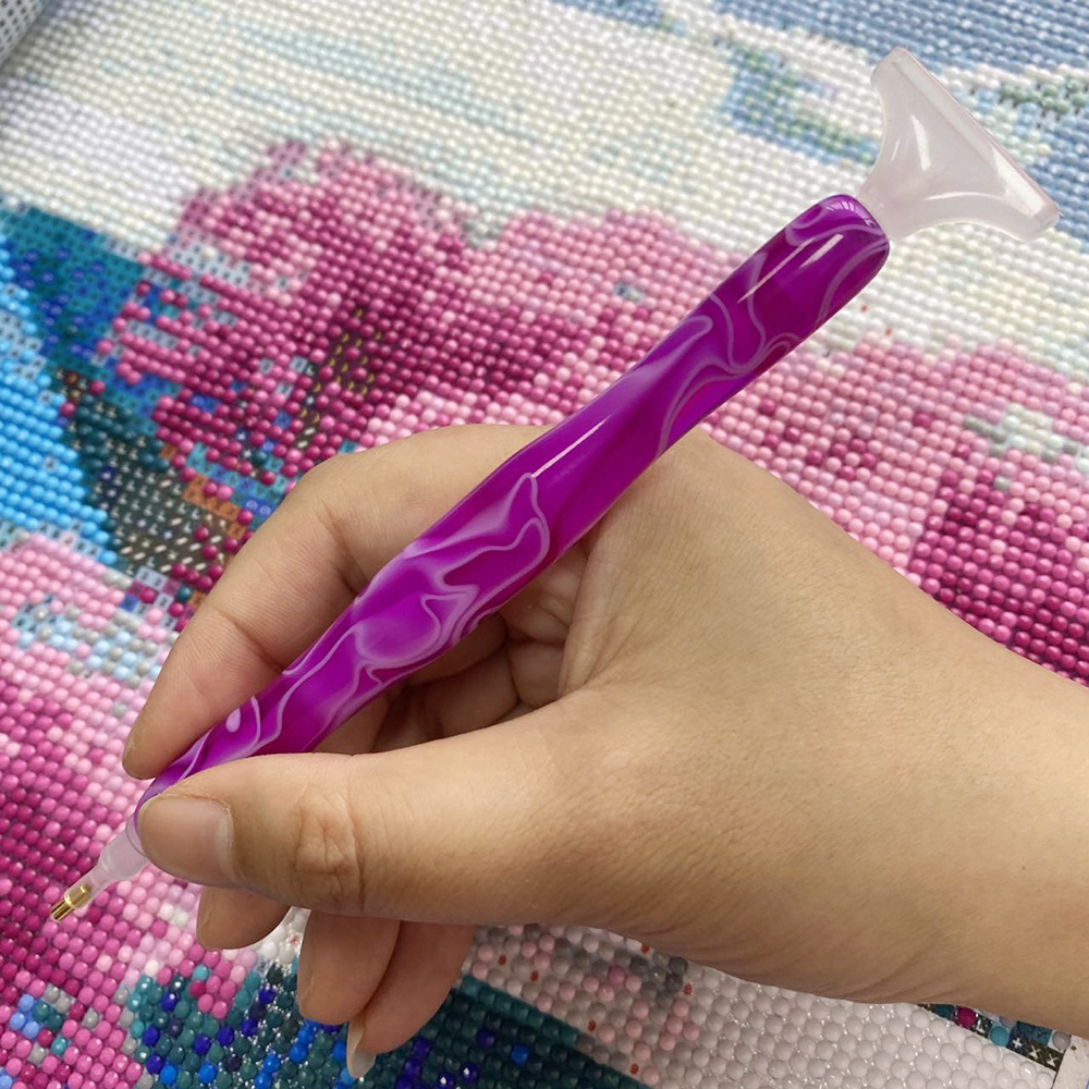 ปากกาเพชรเรซิ่นสีสันสดใส พร้อม - Embroidery Needle Pen บทวิจารณ์และราคา